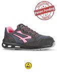 U-power - Calzatura CHERRY S1P SRC rosa con lacci