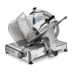 Minerva Omega Group - Affettasalumi 370 G7 gravità TF con pomelleria Silver