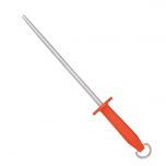Acciarino Dick Simplex ovale cm.30 manico arancio