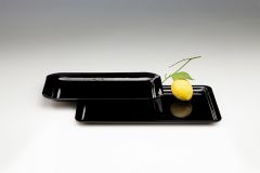 Europlex - Vassoio alimentare 81,5x23,5x3 nero