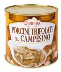 Demetra - Porcini Del Campesino Trifolati barattolo 800 grammi pz.6