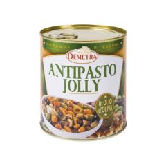Demetra - Antipasto Jolly barattolo 800 grammi pz.6 (in Olio d'Oliva) 