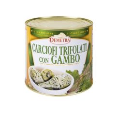 Demetra - Carciofi Con Gambo barattolo 2500 grammi pz.6