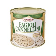 Demetra - Fagioli Cannellini barattolo 2500 grammi pz.6