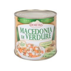 Demetra - Demetra - Macedonia di Verdure (Insalata Russa) barattolo da 2600 grammi confezione da 6 pezzi