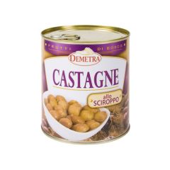 Demetra - Castagne allo Sciroppo Intere barattolo 980 grammi pz.1