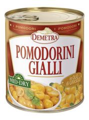 Demetra - Demetra - Pomodorini Gialli Semisecchi barattolo 750 grammi confezione da 6 pezzi