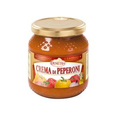 Demetra - Demetra - Crema di Peperoni vaso 550 grammi confezione da 1 pezzo