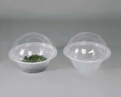 Europlex - Contenitore alimentare olive diametro 44 cm H.15,5 cm + Cupola diametro 39 cm H.19 cm foro 15 cm