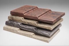 Europlex - Ripiano 2 gradini (3 piani) 84,5x45x6,5