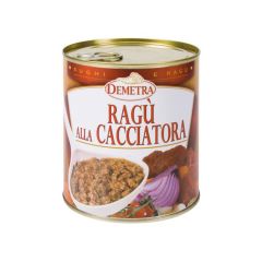 Demetra - Ragù alla Cacciatora barattolo 840 grammi pz.1