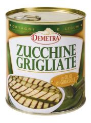 Demetra - Demetra - Zucchine Grigliate barattolo 800 grammi confezione da 6 pezzi