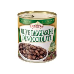 Demetra - Demetra - Olive Taggiasche Denocciolate vaso 1600 grammi confezione da 6 pezzi