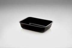 Europlex - Bacinella alimentare 35x25x6 nera