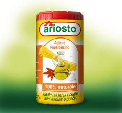 Ariosto barattolini aglio/peperoncino 60 grammi 12 pezzi