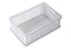 Giganplast - Cassetta alimentare SERVICE forata 60X40X19 neutra