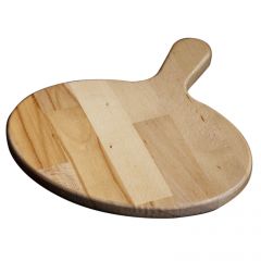 Euroceppi - Tagliere Faggio ovale con manico 28x20x1,9