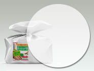 Delifood Srl - Dischi hamburger carta/forno - diametro 130 - 500 grammi (id.cott)