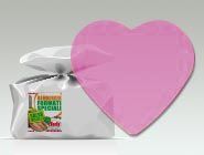 Dischi hamburger CUORE rosa 500 grammi