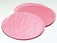 Dischi hamburger OVALE carta forno ROSA 500 grammi