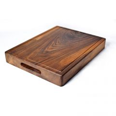 Euroceppi - Tagliere Noce extraqual finitura ad olio angoli stondati 45x35x6