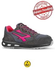 U-power - Calzatura VEROK S1P SRC fucsia con lacci