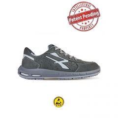 U-power - Calzatura RIGEL PLUS S1P SRC ESD grigia forata con lacci