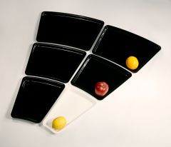 Europlex - Bacinella alimentare 19,5x28,8x5 azzurra (angolo A)