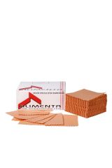 Alimenta - Dischi hamburger MSP quadrato frastagliato 500 gr pesca