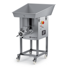 Minerva Omega Group - Tritacarne professionale C-E800 con ruote e con tramoggia estraibile 