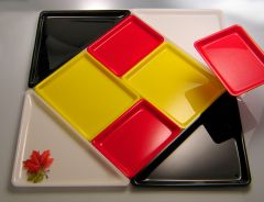 Europlex - Bacinella 30x20x3 bianca (combinazione multipla)