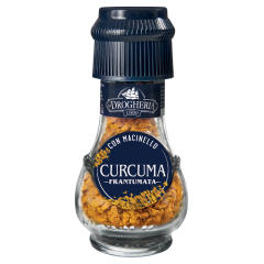 Drogheria - Curcuma frantumata vasetto con macinello 48 grammi confezione da 6 pezzi