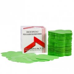 Alimenta - Dischi hamburger MSP fiore 500 grammi verde