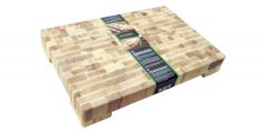 Euroceppi - Tagliere Frassino a cubetti con piedini 60x40x8