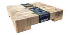 Euroceppi - Tagliere Frassino a cubetti con piedini 40x40x8