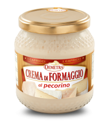 Demetra - Crema di Formaggio al Pecorino vaso 580 grammi pz.1 SENZA GLUTINE