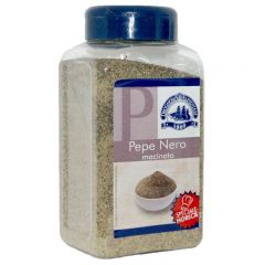 Drogheria - Pepe nero macinato pet 400 grammi confezione da 6 pezzi (linea queen)