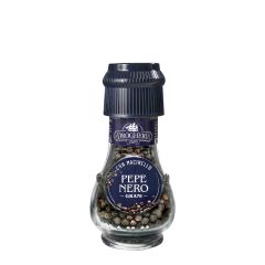 Drogheria - Pepe nero intero forte vasetto con macinello 40 grammi confezione da 6 pezzi
