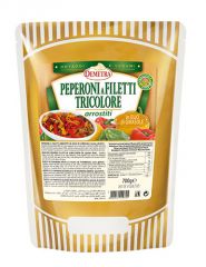 Demetra - Peperoni Filetti Arrostiti Tricol  busta 700 grammi pz.6 SENZA GLUTINE