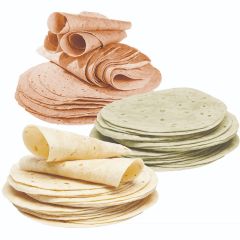 Tortillas al Pomodoro ø cm.30 confezione da 18 pezzi
